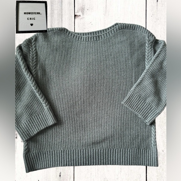 Ann Taylor Sweaters - EUC Ann Taylor | Sage Knit Sweater